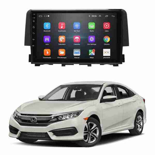 Honda Civic Model 2016 to 2019 Android Panel HD Player IPS Display Multimedia System