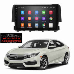 Honda Civic Model 2016 to 2019 Android Panel HD Player IPS Display Multimedia System