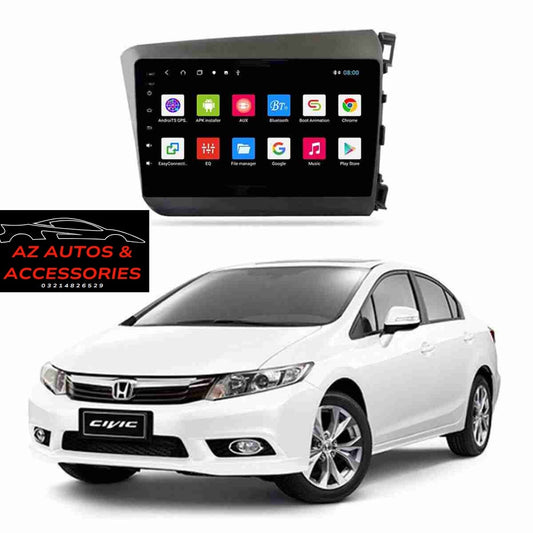 Honda Civic 2013 to 2016 Android Panel HD Player IPS Display Multimedia System