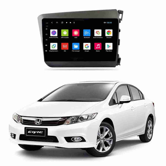 Honda Civic 2013 to 2016 Android Panel HD Player IPS Display Multimedia System