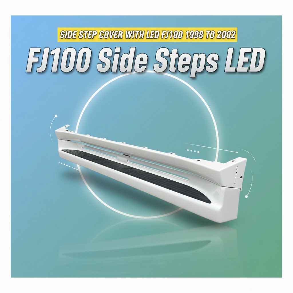 Side Step Cover With LED FJ100 1998 to 2002