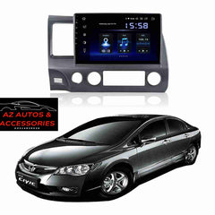Honda Civic 2007 to 2012 Android Panel HD Player IPS Display Multimedia System