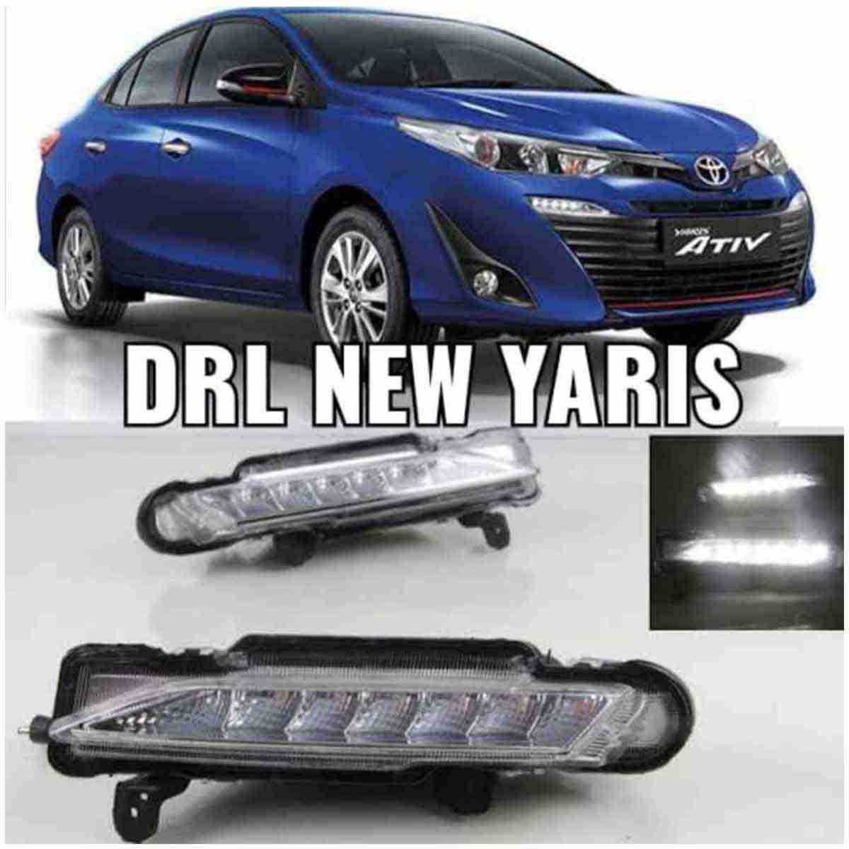 Front Bumper DRL Lights for Toyota Yaris 2020