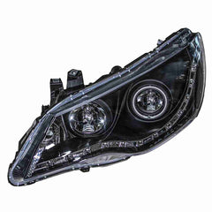 Head Lights DRL Smoke Black Version 1 Made in Taiwan for Honda Civic 2007 to 2012