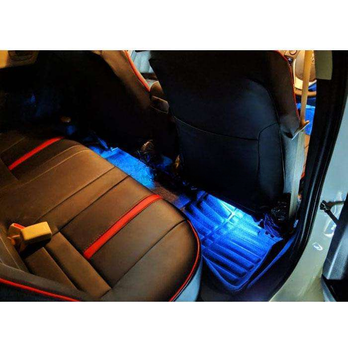 7 Color LED Car Interior Ambient Light | Remote Controlled - Atmosphere Lighting