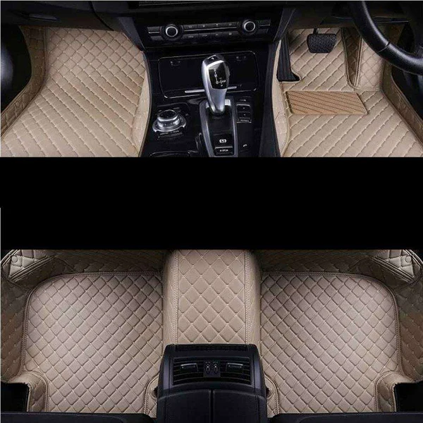 Lexus LX570 7D Floor Mats - Beige - 3 Pcs Set - Model 2015-2018