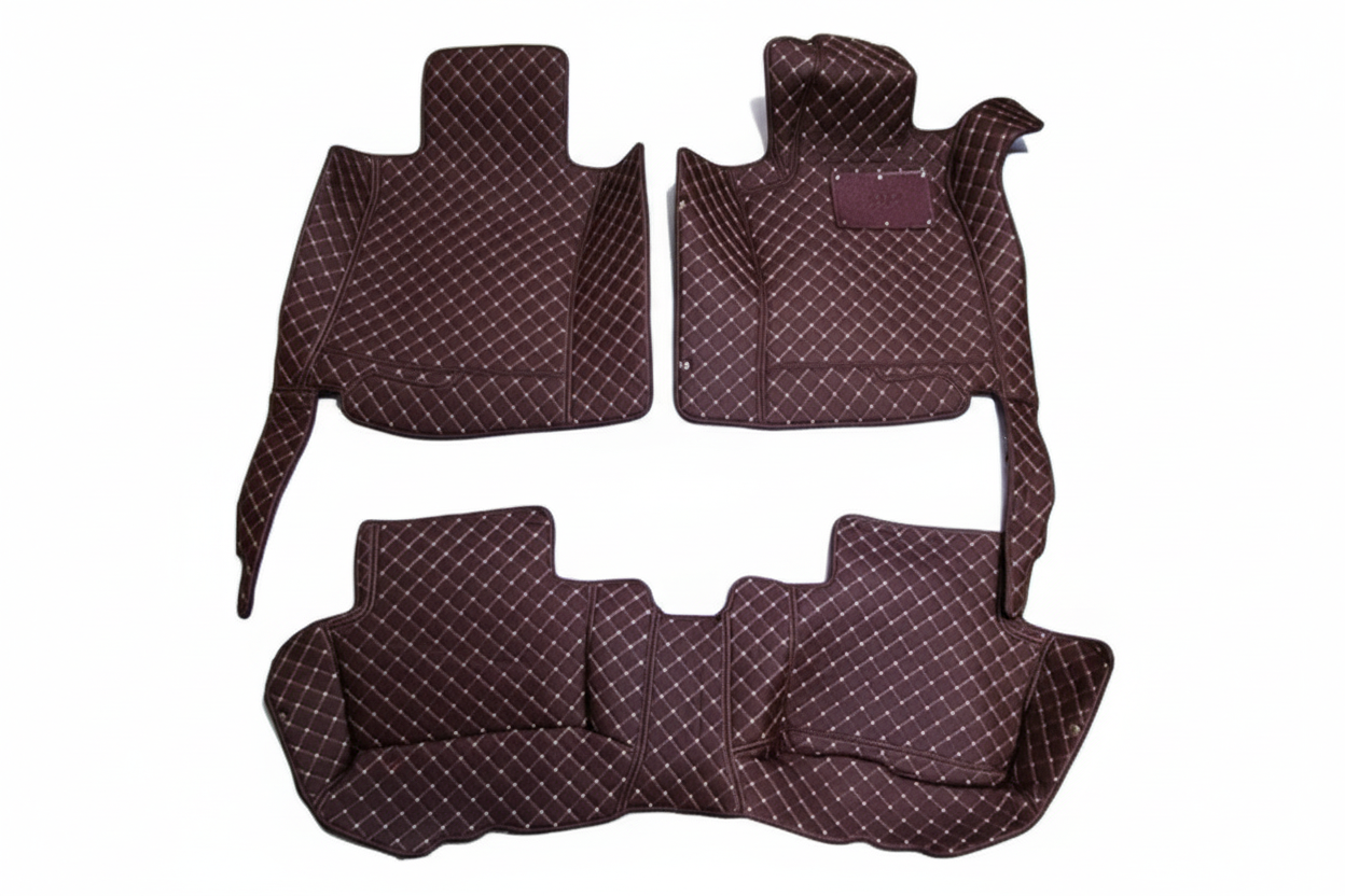 Honda Civic 7D Luxury Floor Mats - 3 Pcs Set - Model 2016-2022