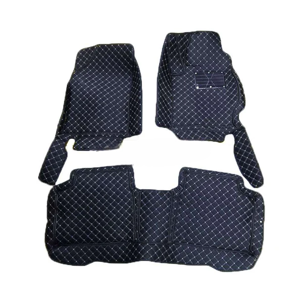 Toyota Fielder 7D Floor Mats - Black - 3 Pcs Set - Model 2012-2019