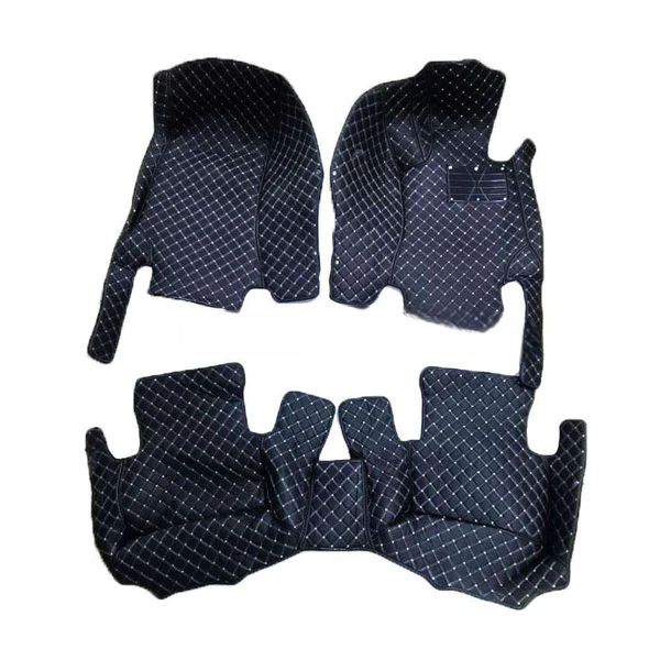 Mercedes Benz E Class 7D Floor Mats Black 3Pcs 2016-2018