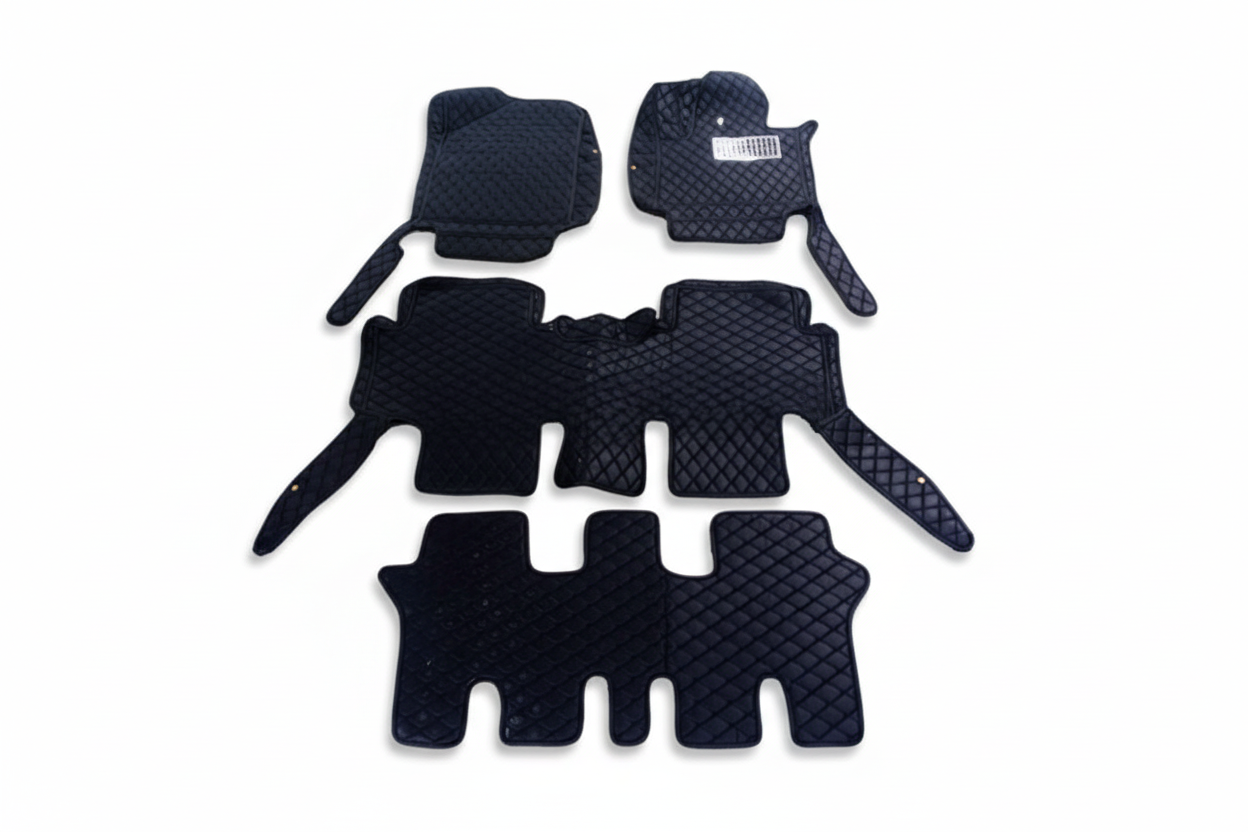 KIA Sorento 7D Floor Mats - Black - 4 Pcs - Model 2021-2024