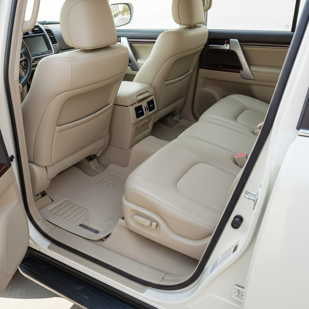 Toyota Land Cruiser LC200 5D Floor Mat Beige 4pcs - Model 2015-2021