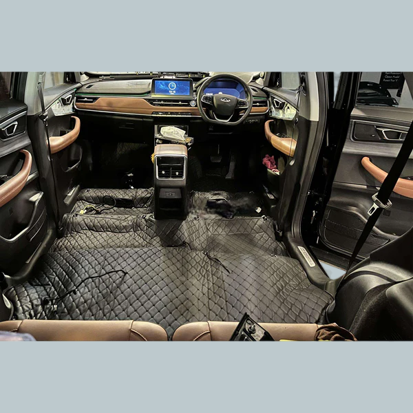 7D Black Black Floor Matting For SUV Cars 13FT