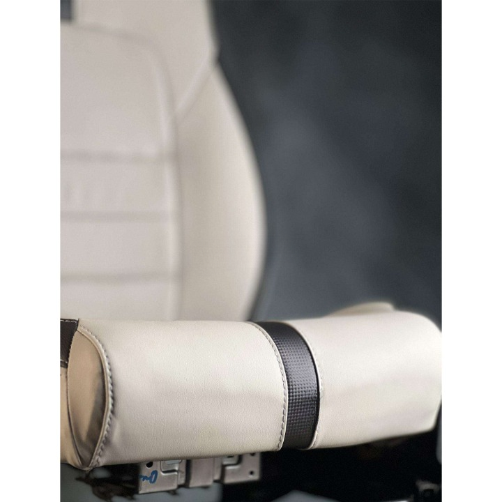 Suzuki Cultus Type R Beige Black Seat Covers - Model 2017-2021