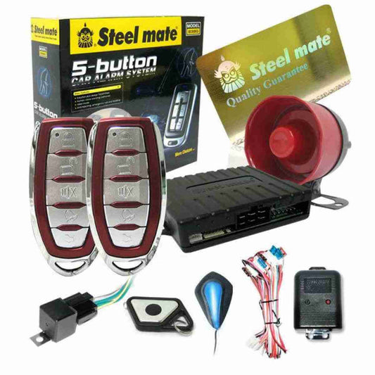 Steelmate Car Alarm Security System 5-Button 838G