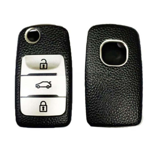 Alsvin Leather Design Plastic Key Cover Silver Model 2021 to 2022