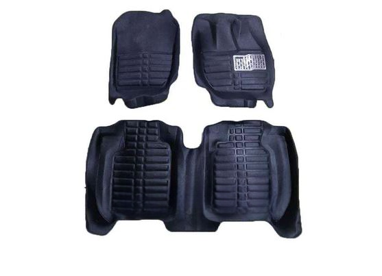 Honda Fit 5D Custom Floor Mat Black 3 Pcs - Model 2013-2017