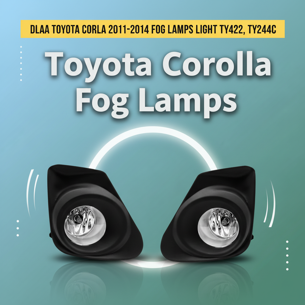 Dlaa Toyota Corolla 2011-2014 Fog Lamps Light TY422, TY244C