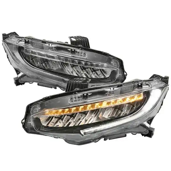 Honda Civic Sequential LED Head Lamps Light Pair Model 2016-2021