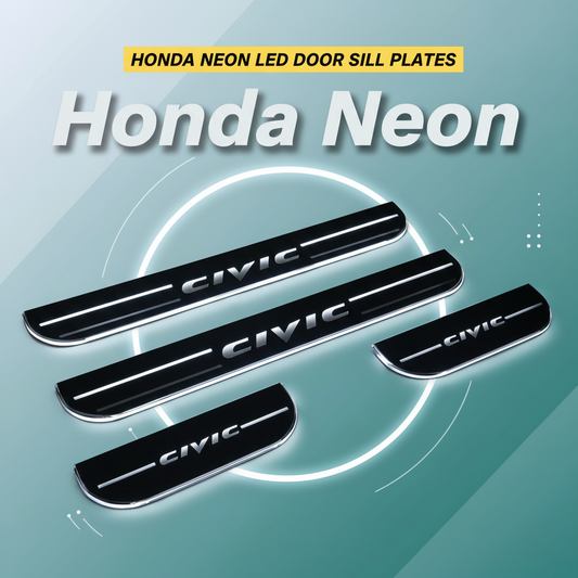 Honda Neon LED Door Sill Plates