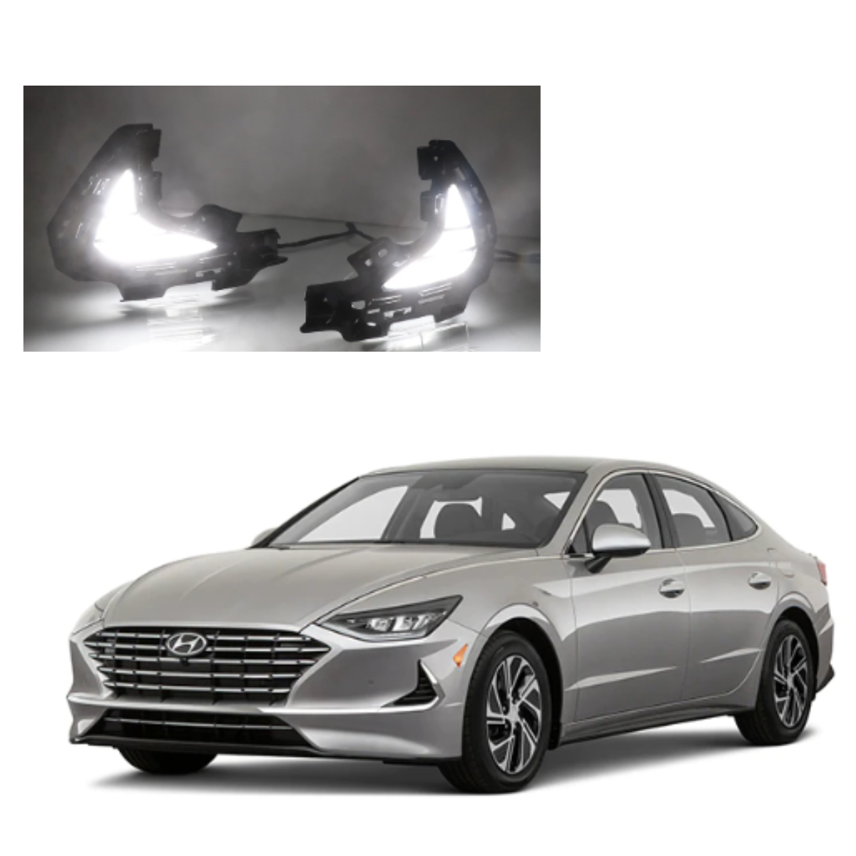 Hyundai Sonata Fog Lamps Lights DRL Cover – Model 2021-2022
