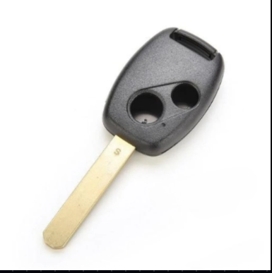Honda Civic / Honda City Replacement Key Shell Case Cover 2 Button Black