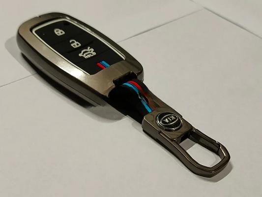Luxury Metal key cover for KIA Sportage Old | Zinc Alloy Metal Key Fob Cover for KIA Sportage