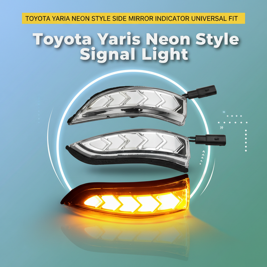 Toyota Yaris Neon Style Side Mirror Indicator Universal Fit