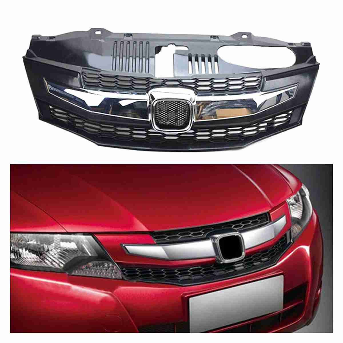 Honda City 2009 to 2014 Front Bumper Mugen Style Honeycomb Grill