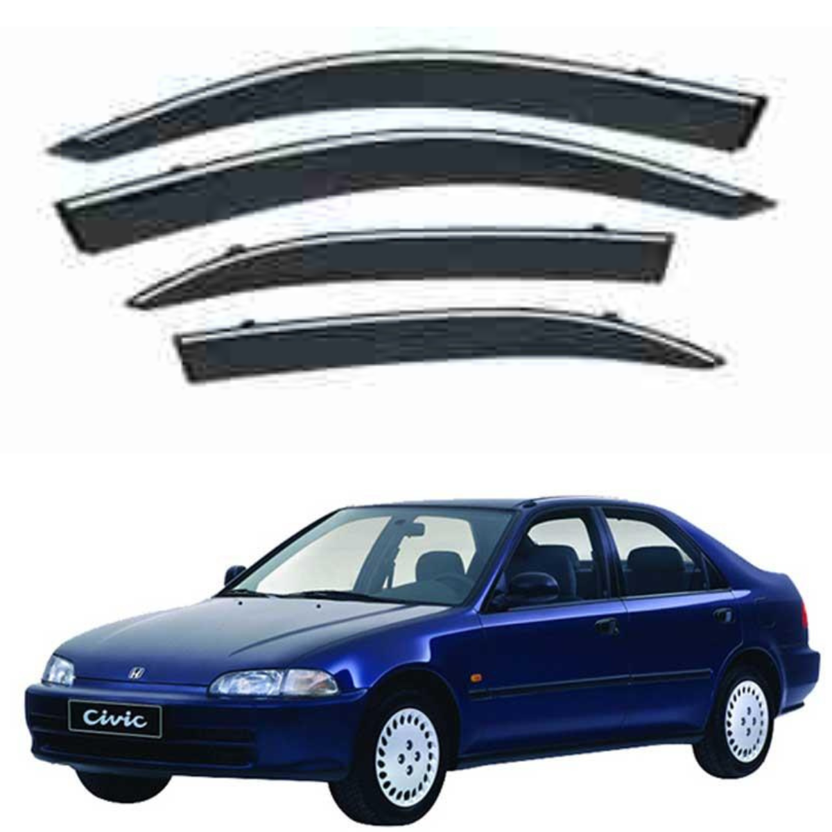 Honda Civic NB Air Press Sun Visor Without Chrome – Model 1992-1995