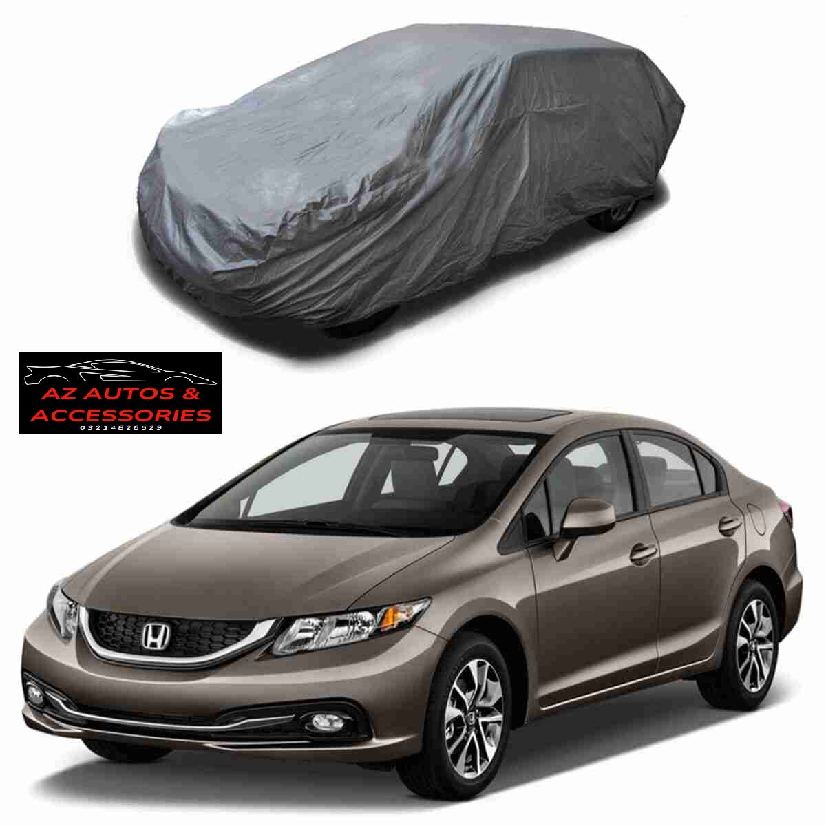 Honda Civic 2009 to 2015 Top Cover Rubber Coated Scratch Proof & Waterproof