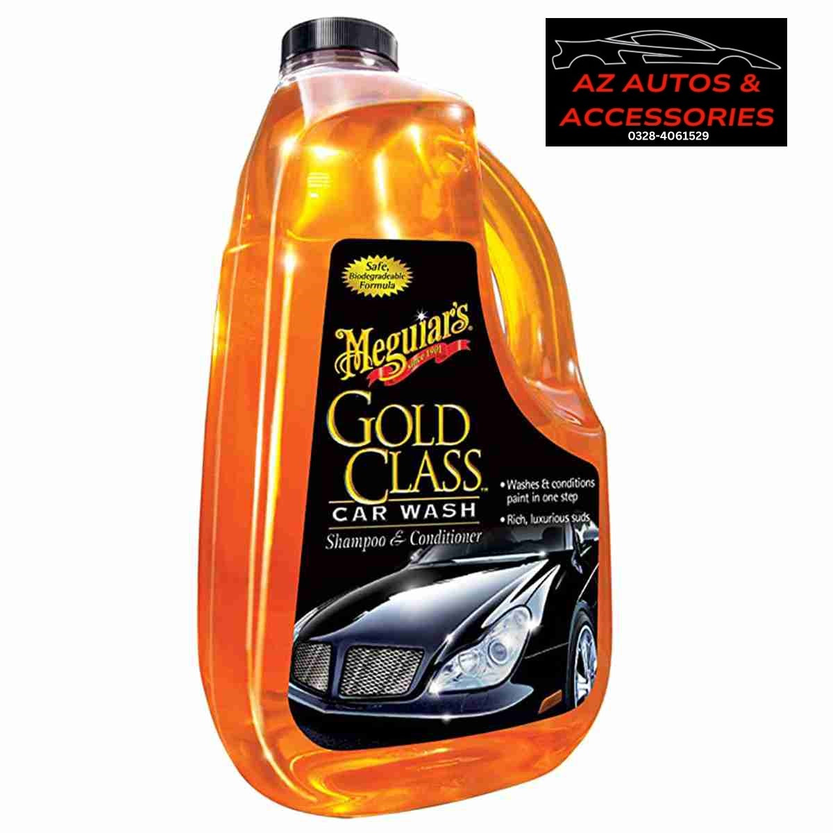 Meguiar’s Gold Class Car Wash Shampoo & Conditioner 64oz. Liquid