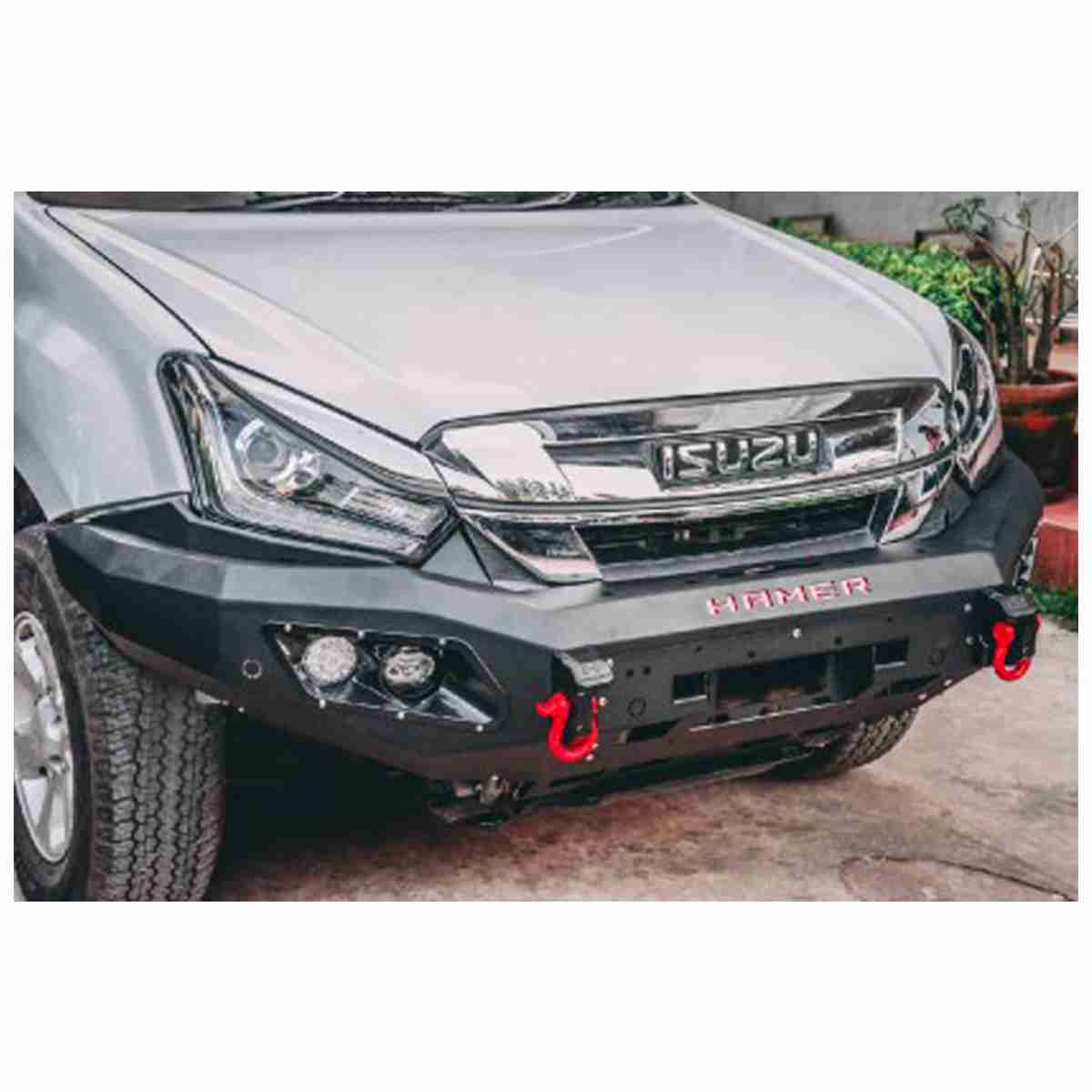 ISUZU D-Max 2018 for 2020 – Hamer 4×4 Front Bull Bar Version 2 with Double Light