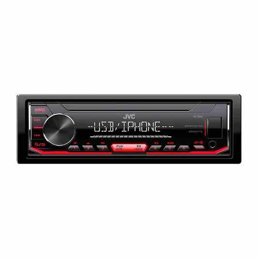 JVC KD-X252 Mechless Short Body Digital Receiver with USB – Aux – Flac