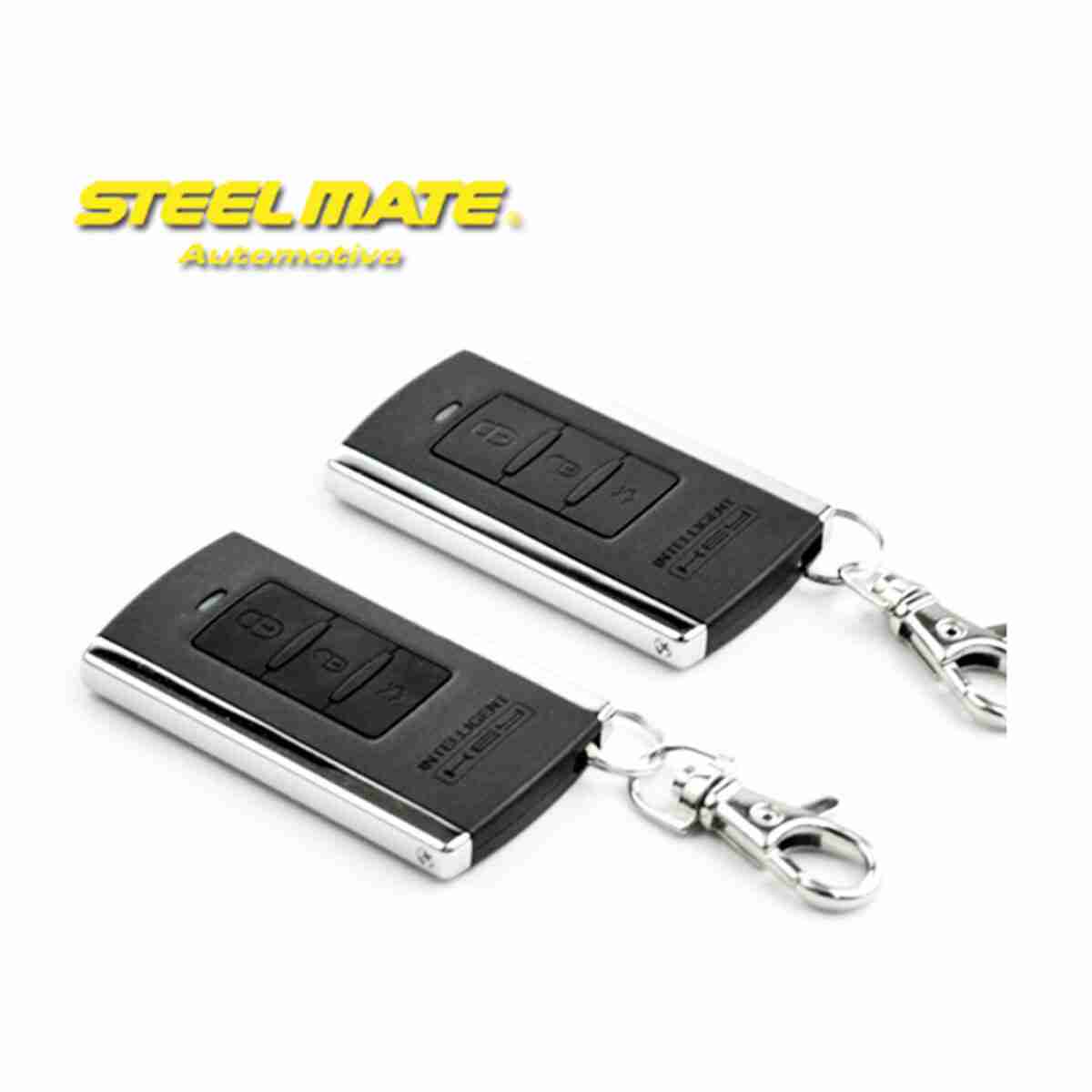 Steelmate 838E PKE Car Alarm System – Remote Trunk Release – Anti-Hijacking – Engine Start with ID Detection