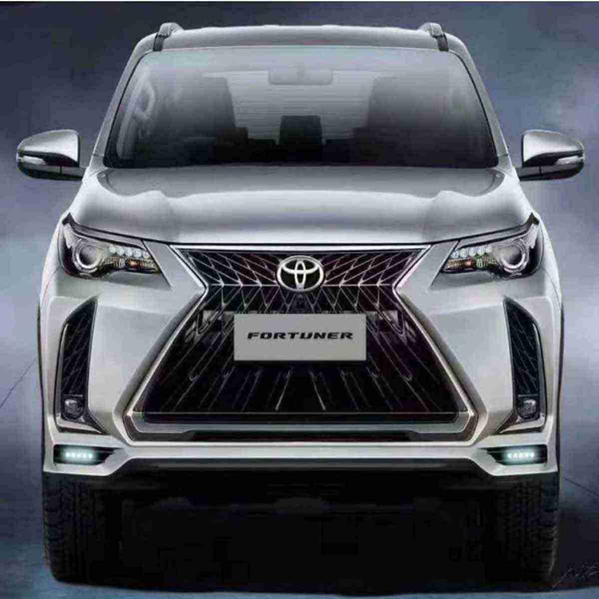 Toyota Fortuner 2017 to 2020 Lexus Style Version 3 Front Bumper with Grill