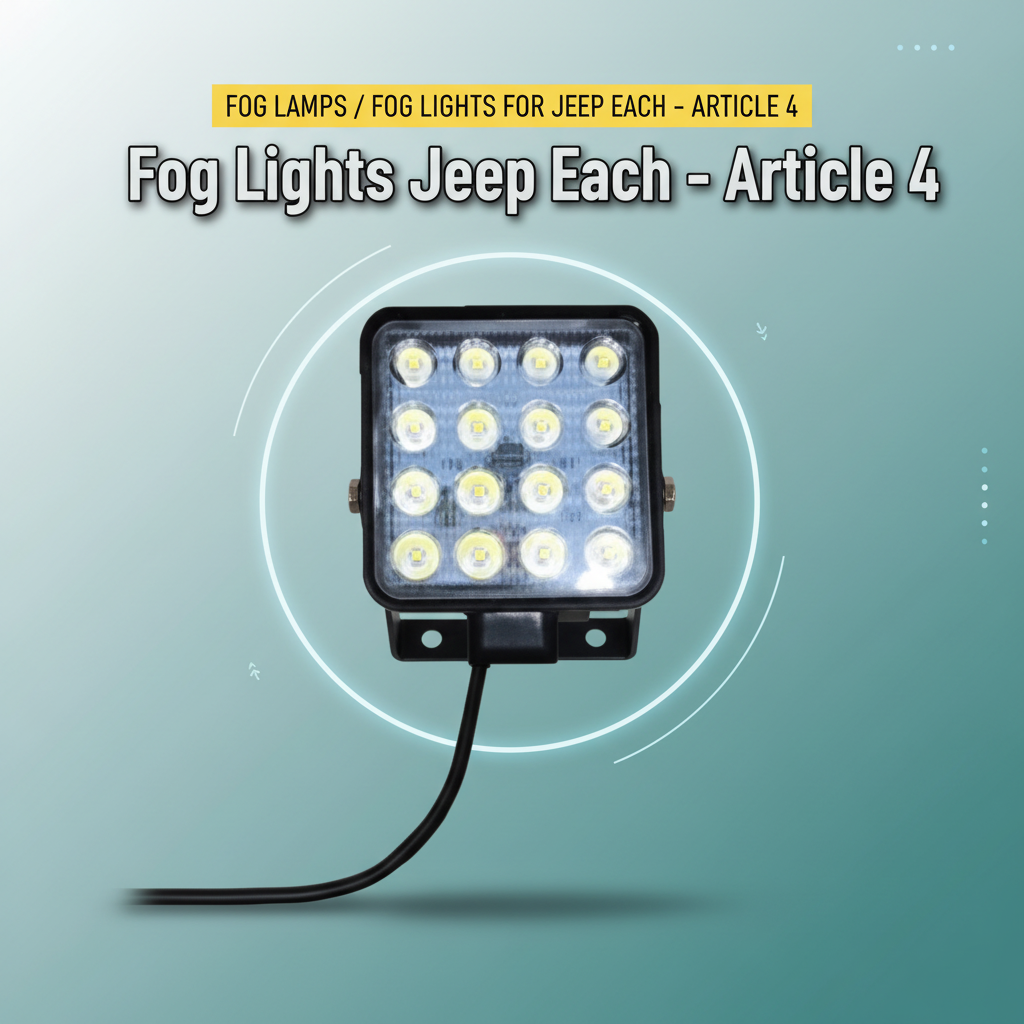 Fog Lamps / Fog Lights For Jeep Each – Article 4