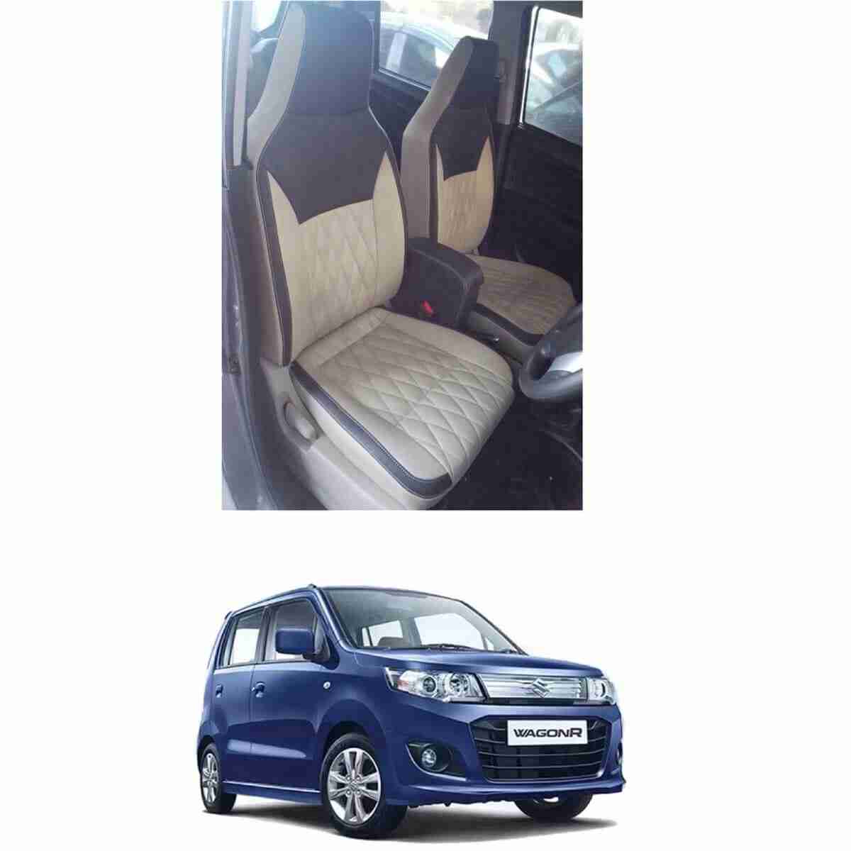 Seat Cover for Suzuki Wagon R 2014 to 2020 in Japanese Leather