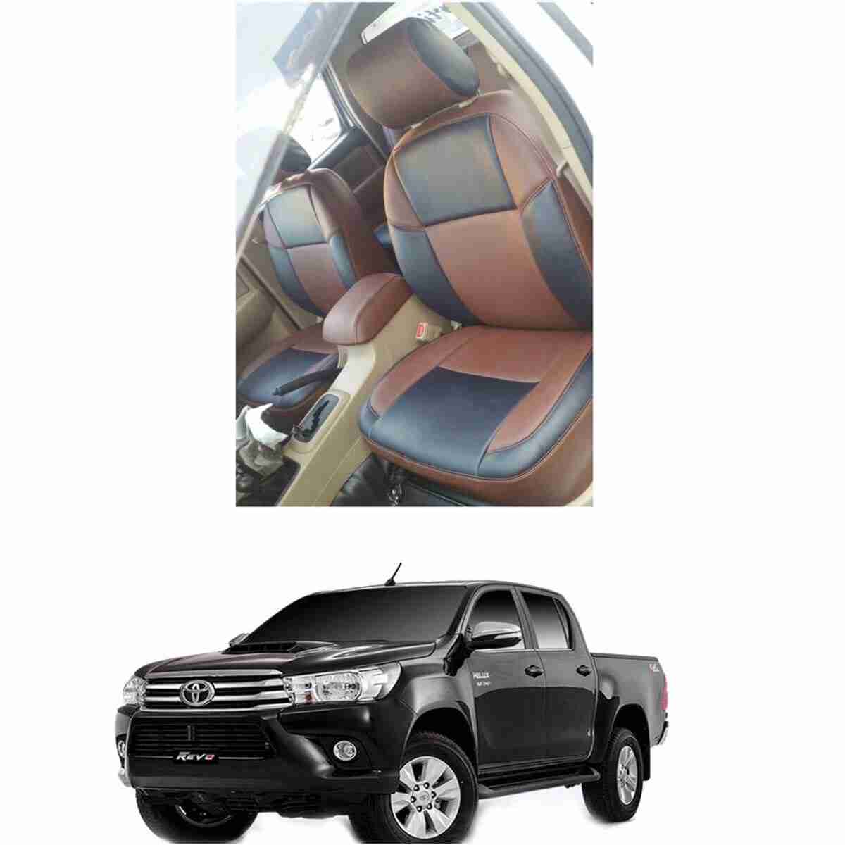 Seat Cover for Toyota Vigo in Japanese Leather