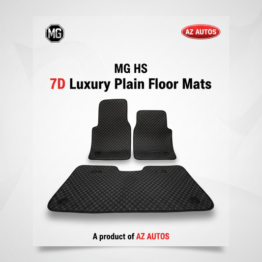 7D Floor Mats Plain For MG HS 5 Seats 2018 to 2021