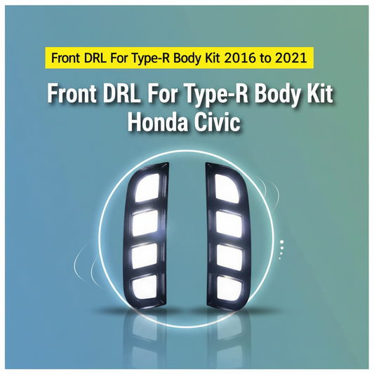Front DRL For Type-R Body Kit Honda Civic 2016 to 2021