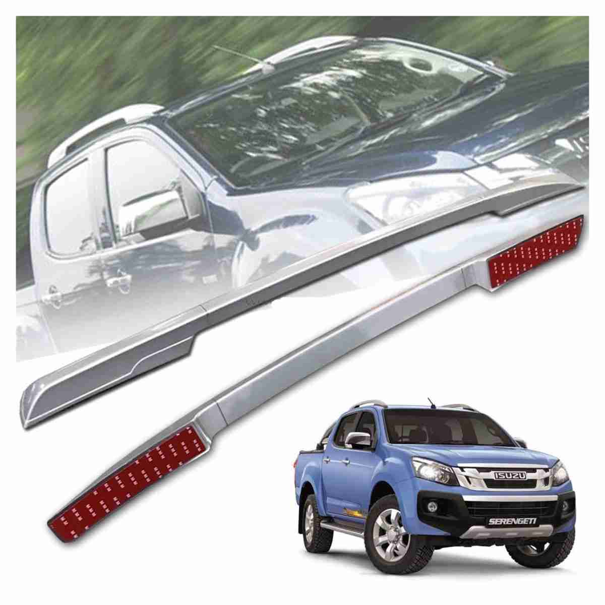 Roof Rod Isuzu D-MAX Silver Painted
