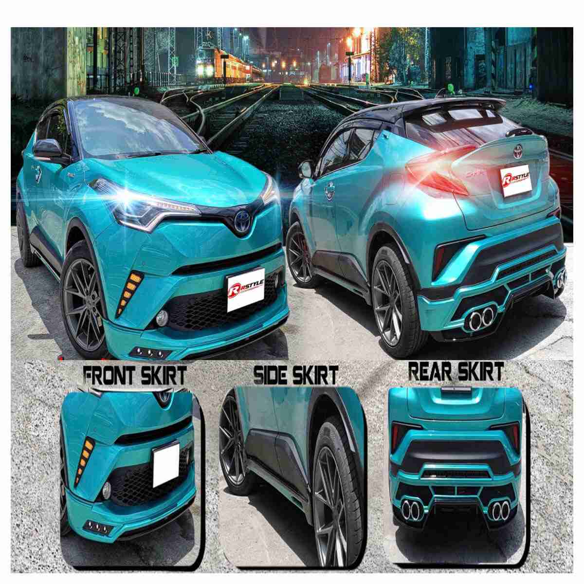 Toyota CHR 2017 to 2021 Modellista Boost Impulse Style Body kit