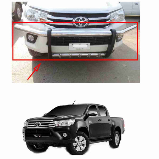Toyota Hilux Revo 2016 to 2020 Stainless Steel Front Bull Bar