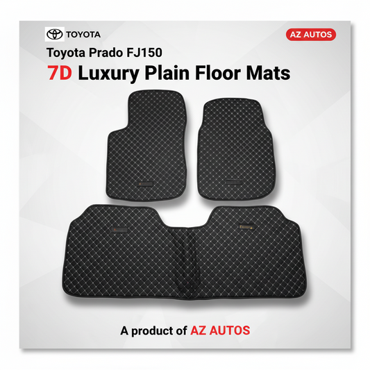 7D Floor Mats Plain For for Prado FJ150 2009 to 2018