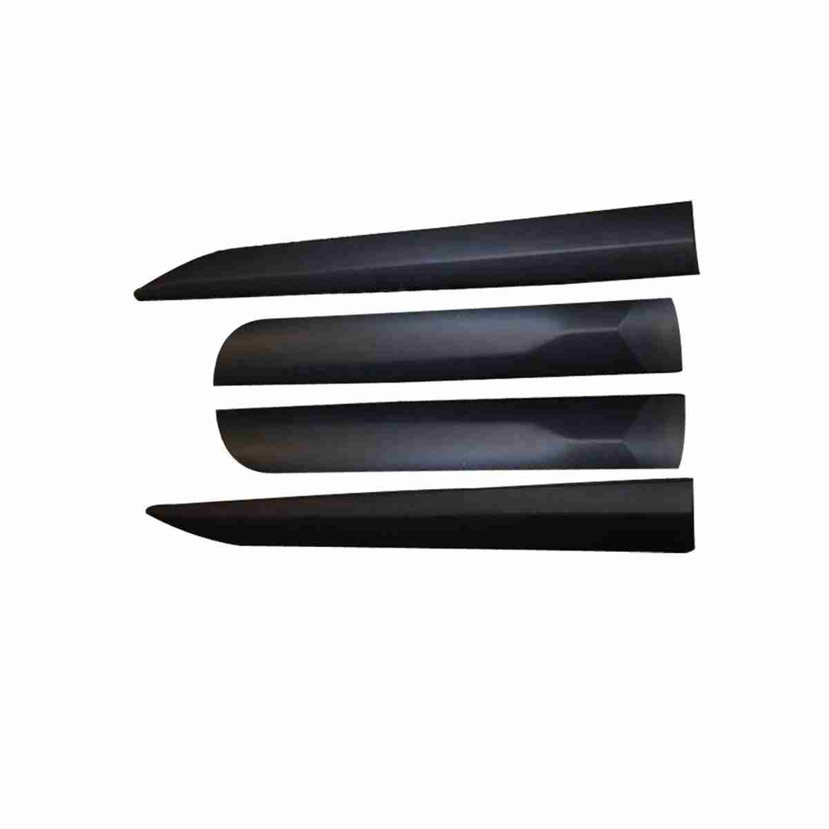 Body Side Door Molding Trim Fit Black For Toyota Hilux Revo