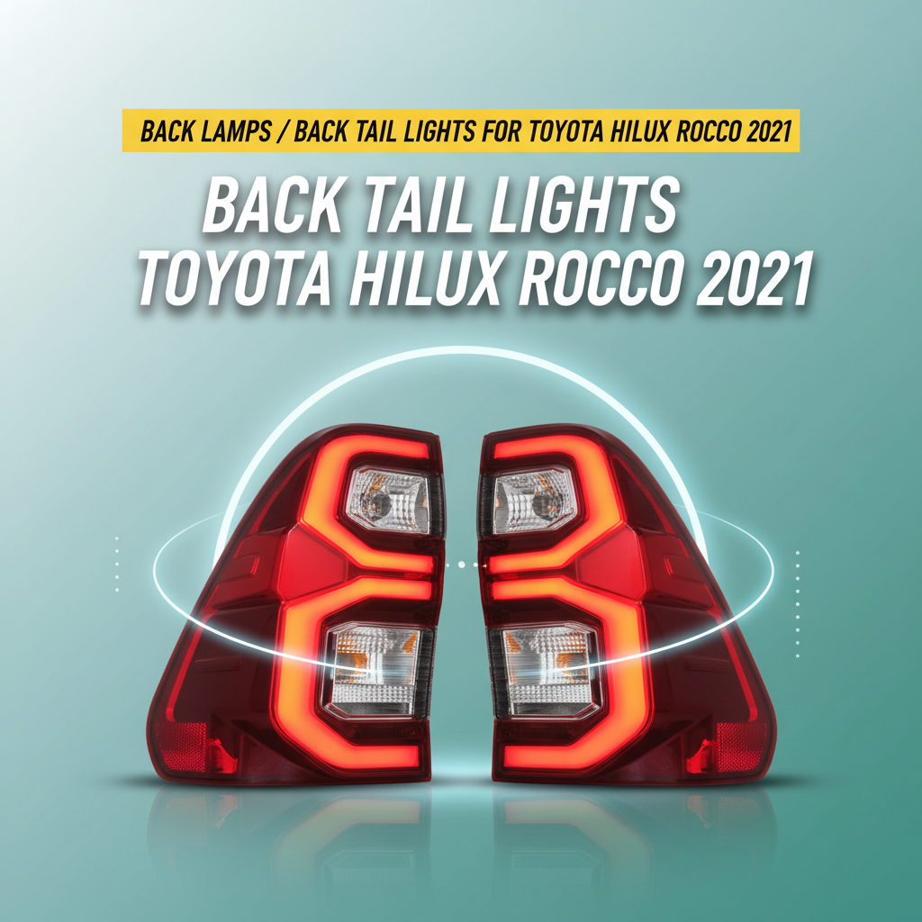 Back Lamps / Back Tail Lights For Toyota Hilux Rocco 2021
