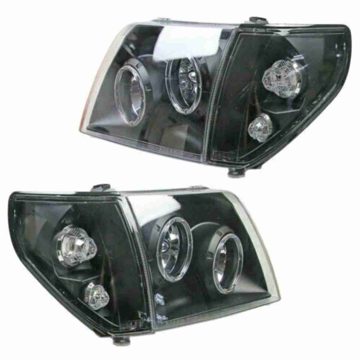 Headlight / Head Lamp Black For Land Cruiser Prado FJ90