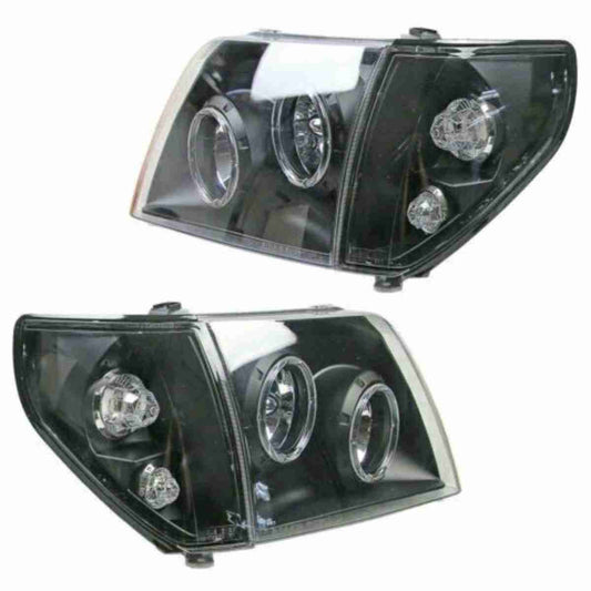 Headlight / Head Lamp Black For Land Cruiser Prado FJ90