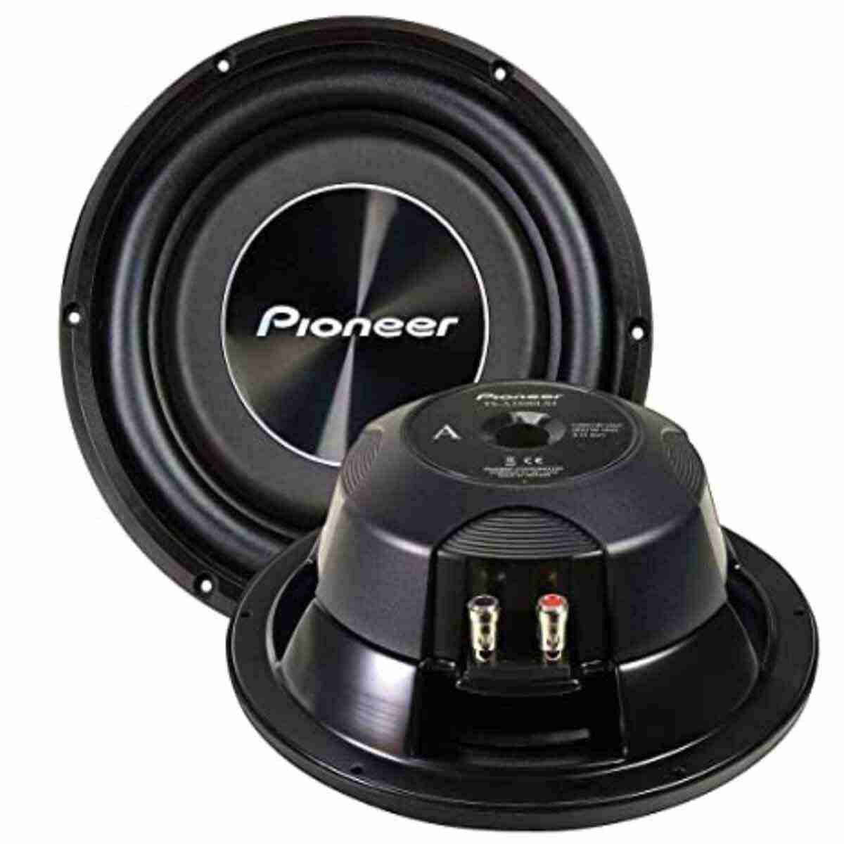 Pioneer TS-A2500LS4 10″ Shallow-Mount Subwoofer with 1,200 Watts Max. Power 2020 to 2021