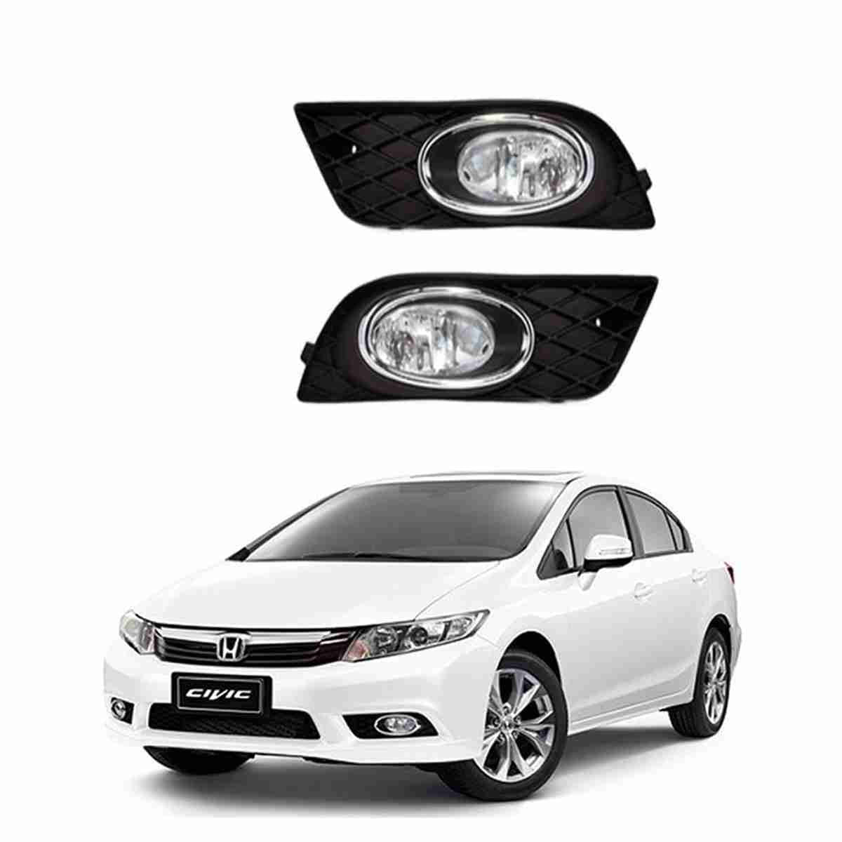 Fog Lamps / Fog Lights For Honda Civic 2012 to 2016